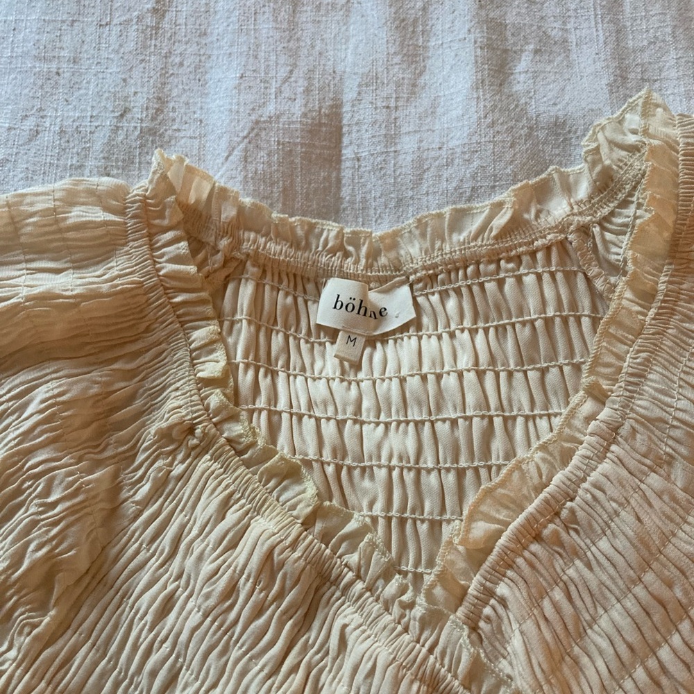 Bohme Cream Dress- size M - Picture 2 of 6